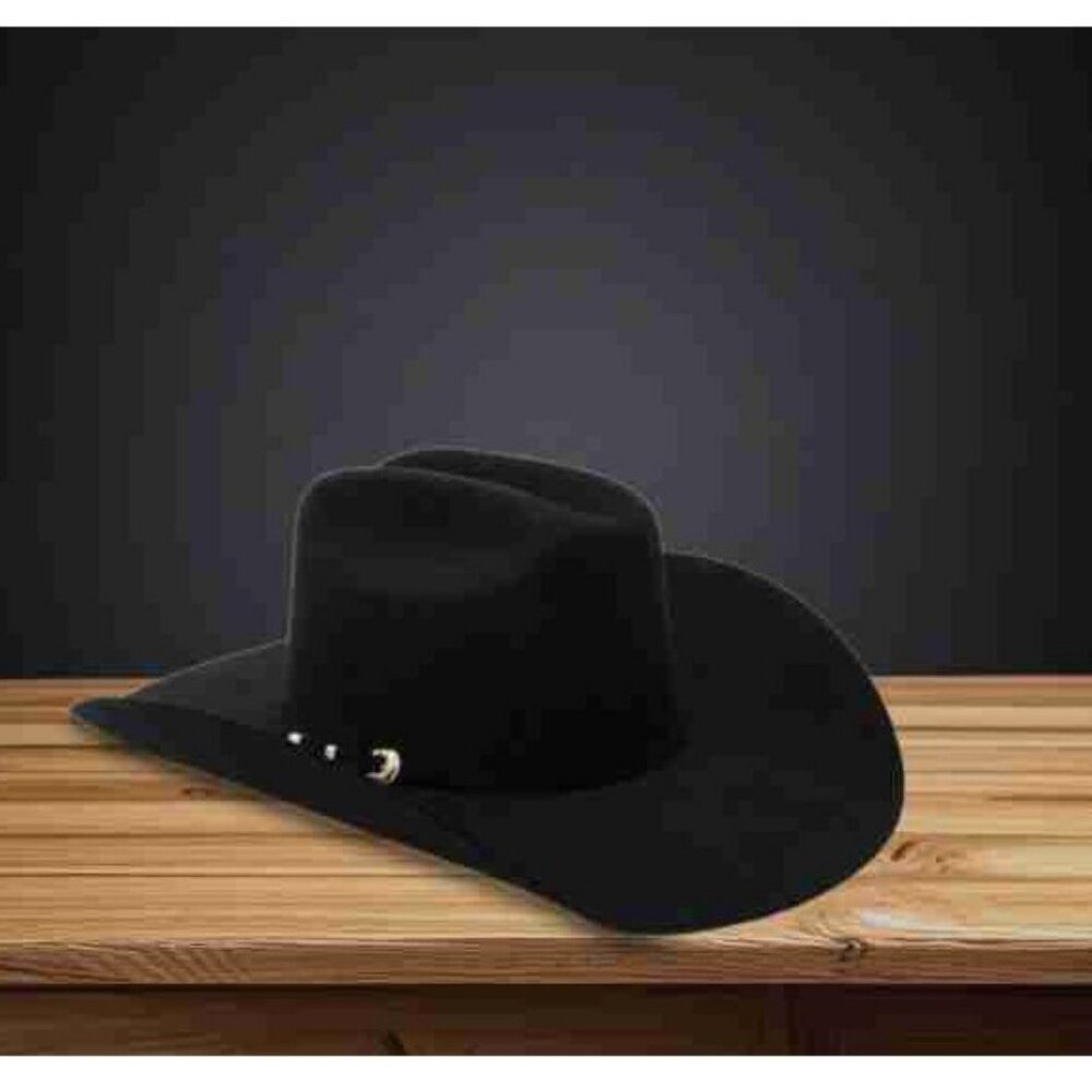 Cody James Mens Rahcho Solid Black Hat